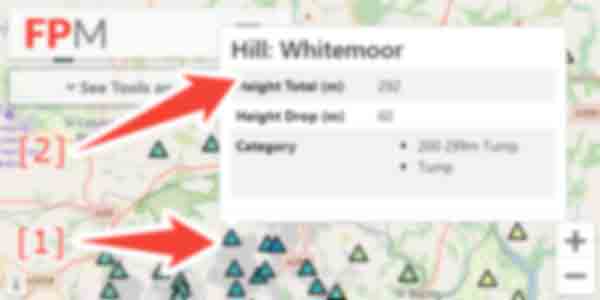 Screenshot of Points of Interest Hills