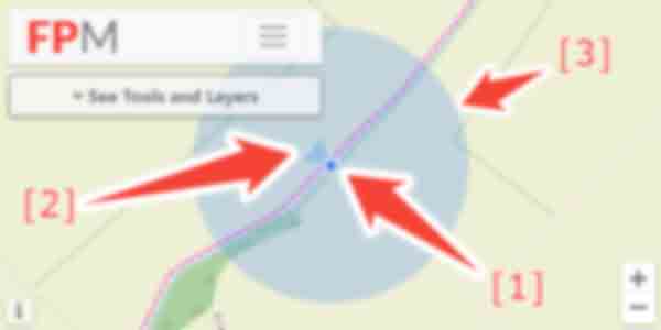 Screenshot of bearing and locate me